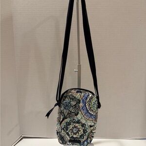 Vera Bradley Sketched Blue Medallion Crossbody Bag